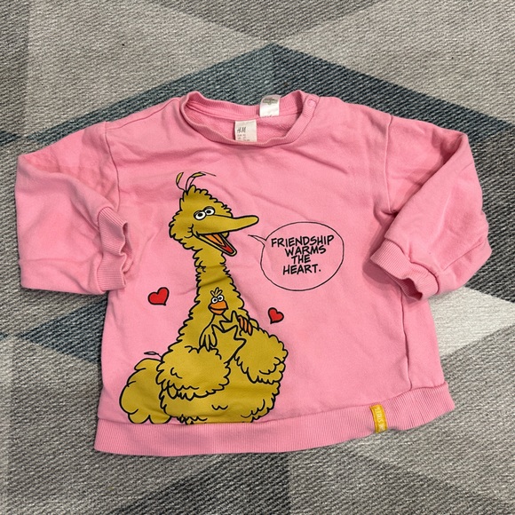 H&M Other - H&M x Sesame Street Big Bird Sweatshirt 18-24mo